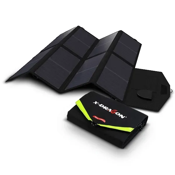 Skladateľná solárna nabíjačka X-Dragon 40W 18V a 5V USB