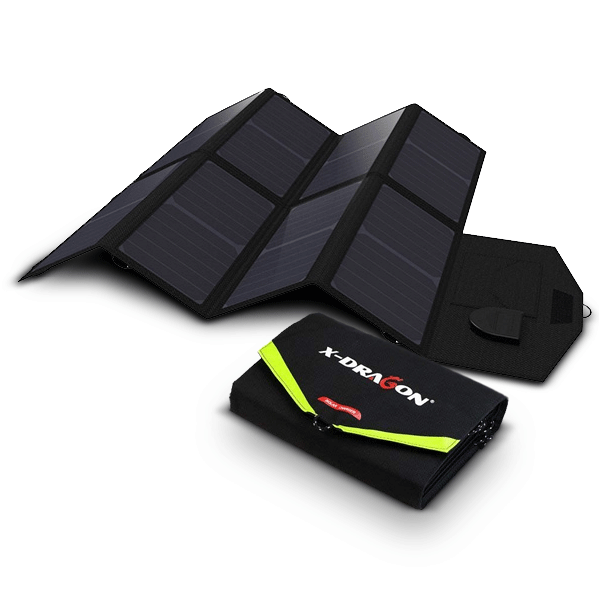 Allpowers Skládatelná solární nabíječka Allpowers X-Dragon 40W 18V a 5V USB
