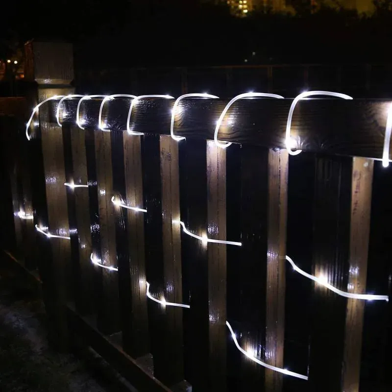 Solárny svetelný had SolarCentre Madison 200 LED (10m) - biela