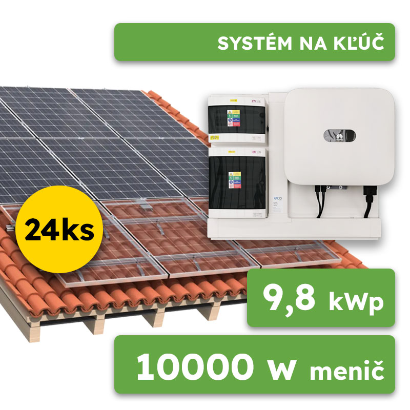 E-shop Ecoprodukt On-grid systém na kľúč Huawei 3-fázový 9,55 kWp