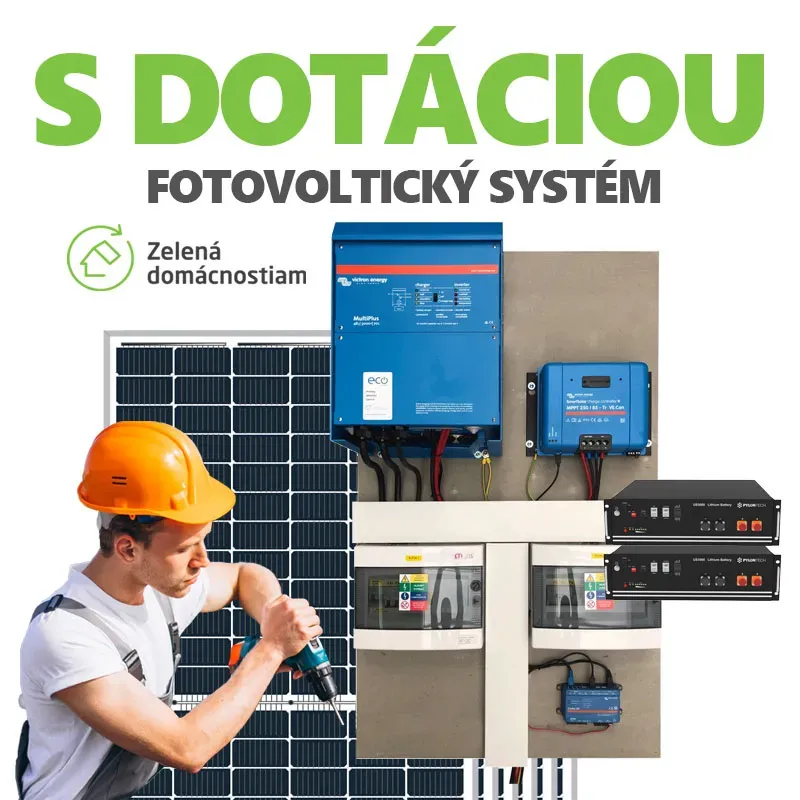 Hybridný systém na kľúč 1-fázový 2,73kWp 7,2kWh s dotáciou