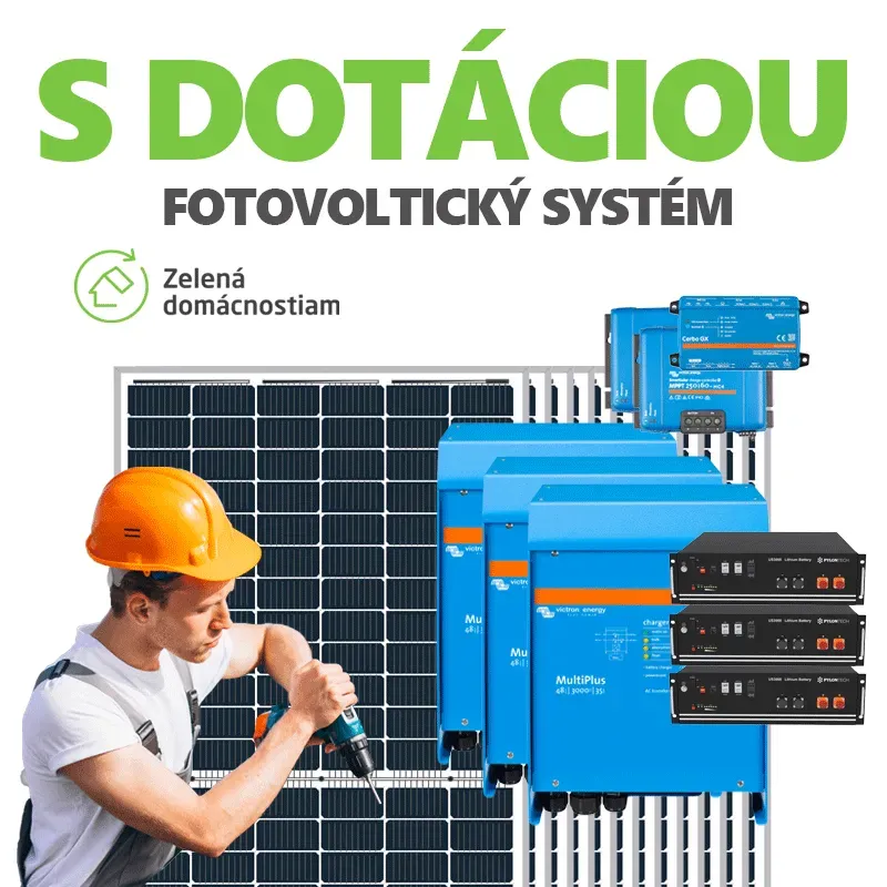 Hybridný systém na kľúč 3-fázový 5,46kWp 10,8kWh s dotáciou