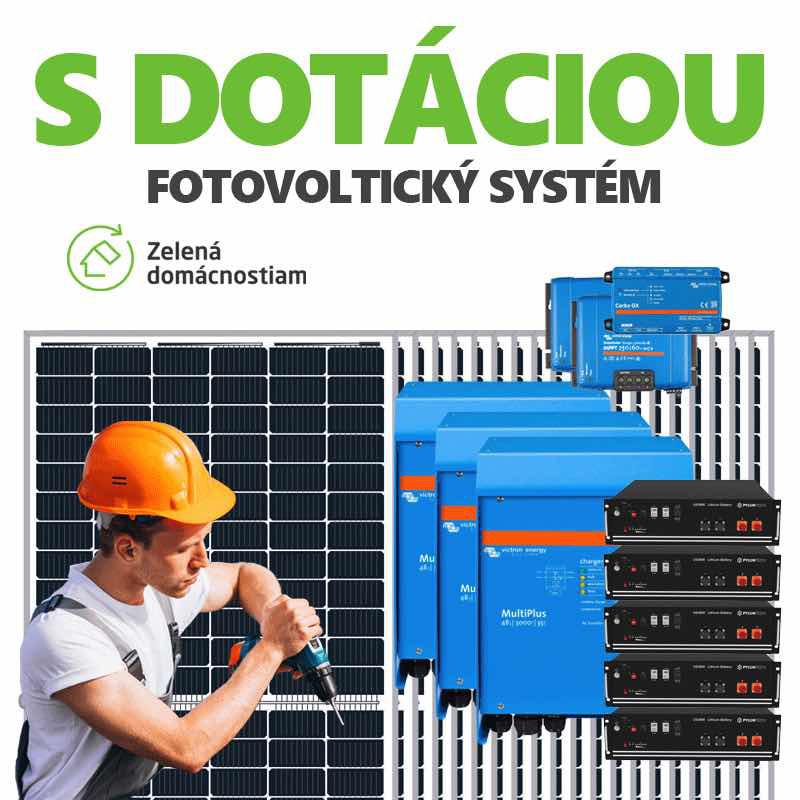 Hybridný systém na kľúč 3-fázový 9,1kWp 18kWh s dotáciou