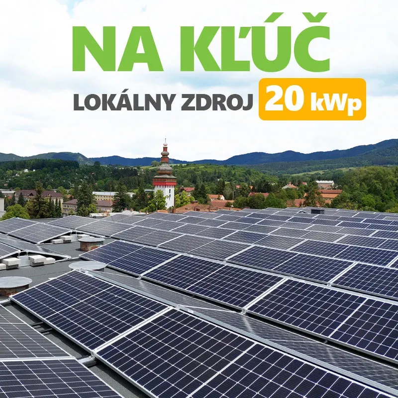 Lokálny zdroj (On-grid) na kľúč Huawei 20kWp