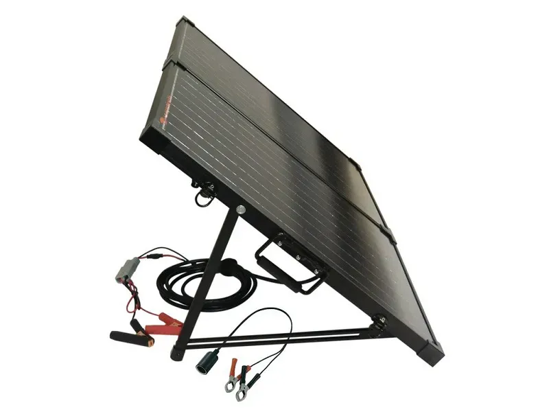 Solární skládatelný panel 130 Wp s USB portem a 10A regulátorem nabíjení