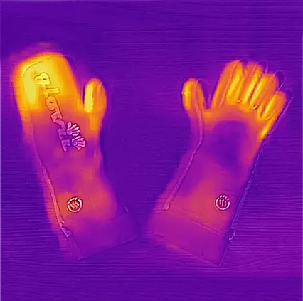 Vyhrievané univerzálne rukavice s nepremokavým poťahom Glovii GYBM veľkosť S-M (rozbalené)