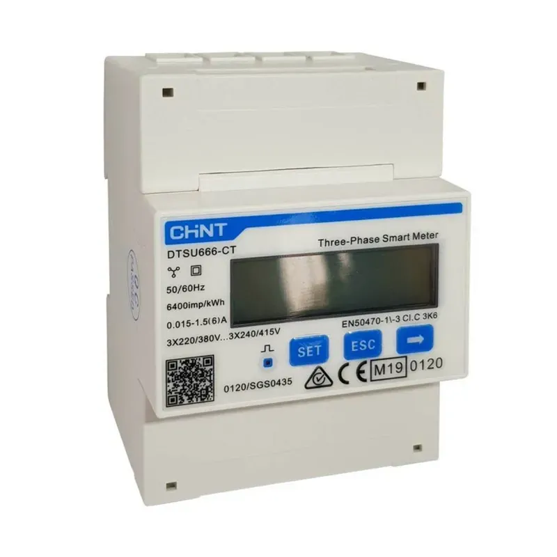 Merač a analyzátor výkonu Chint Smartmeter DTSU666-CT trojfázový pre Solax/Deye