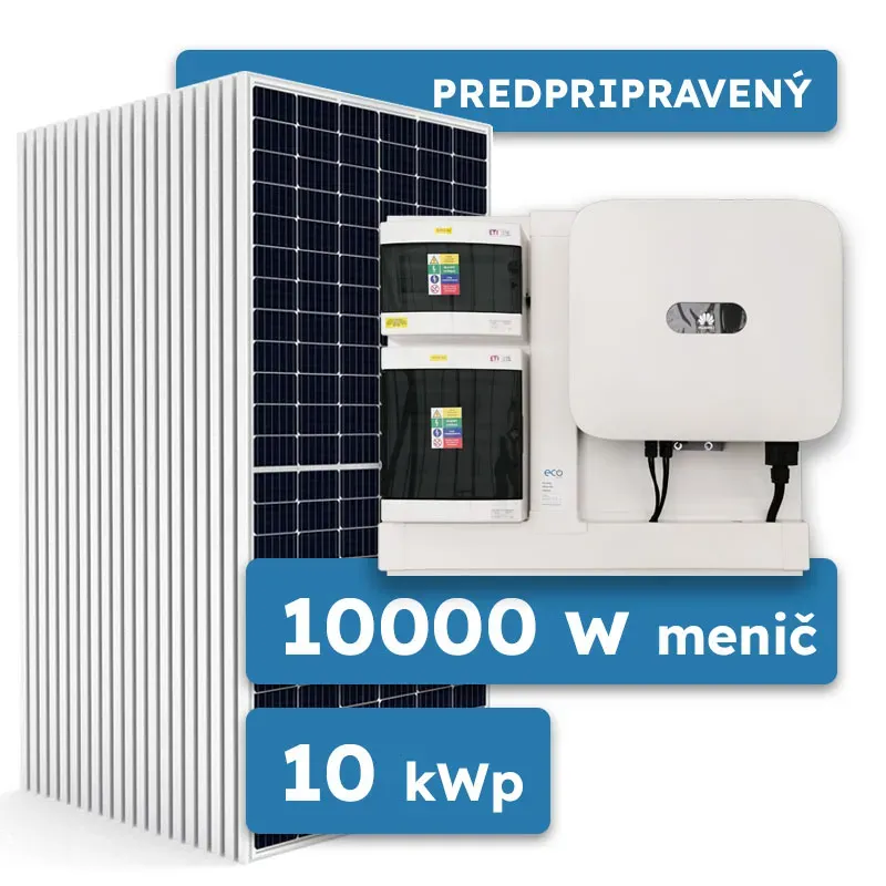 On-grid Huawei 10kWp 3-fáz predpripravený solárny systém