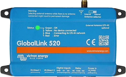 Victron Energy GlobalLink 520 na monitorovanie a riadenie systému