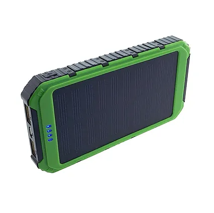 Solární powerbanka 0.8W 6000mAh S6000G zelená (zánovní)