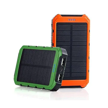 Solárna powerbanka 0.8W 6000mAh S6000G zelená (zánovné)