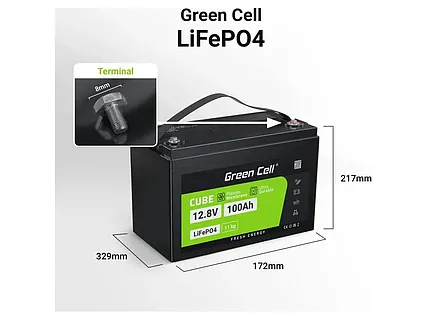 Batéria LiFePO4 12,8V 100Ah Green Cell