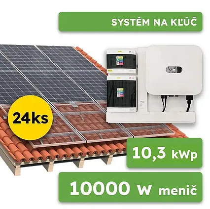 On-grid Huawei 10,32kWp 3-fáz systém na kľúč